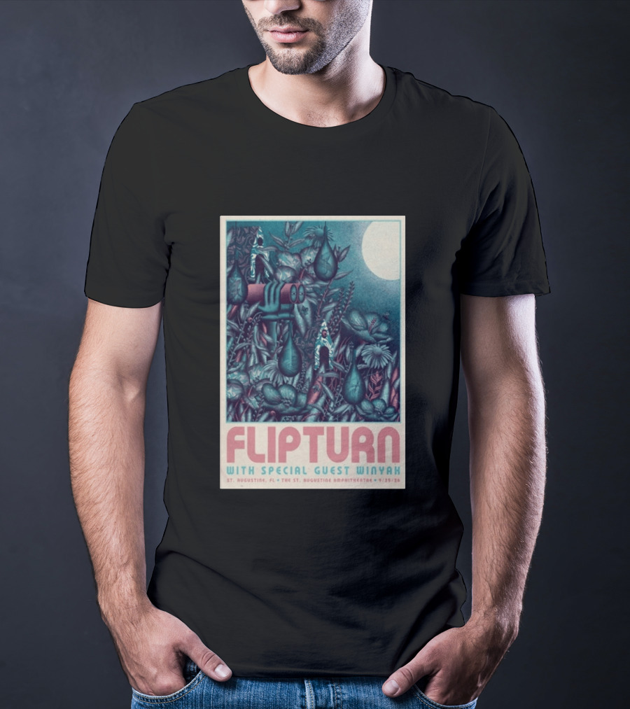 FLIPTURN With Special Guest Winyah St. Augustine Ampitheatre 9/25/26 T-Shirt