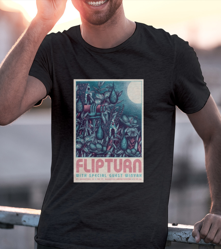 FLIPTURN With Special Guest Winyah St. Augustine Ampitheatre 9/25/26 T-Shirt
