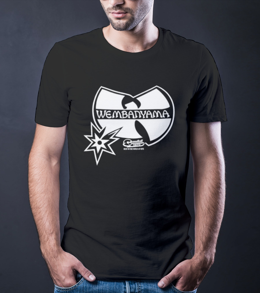 Victor Wembanyama Wu Tang San Antonio Spurs Cactus Basketball 1975 T-Shirt