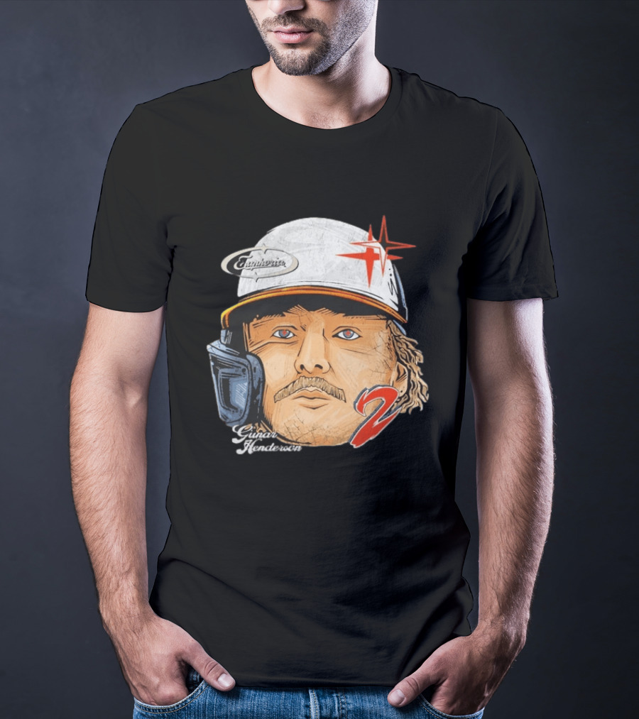 Gunnar Henderson Euphoria Gaze Helmet Number 2 T-Shirt