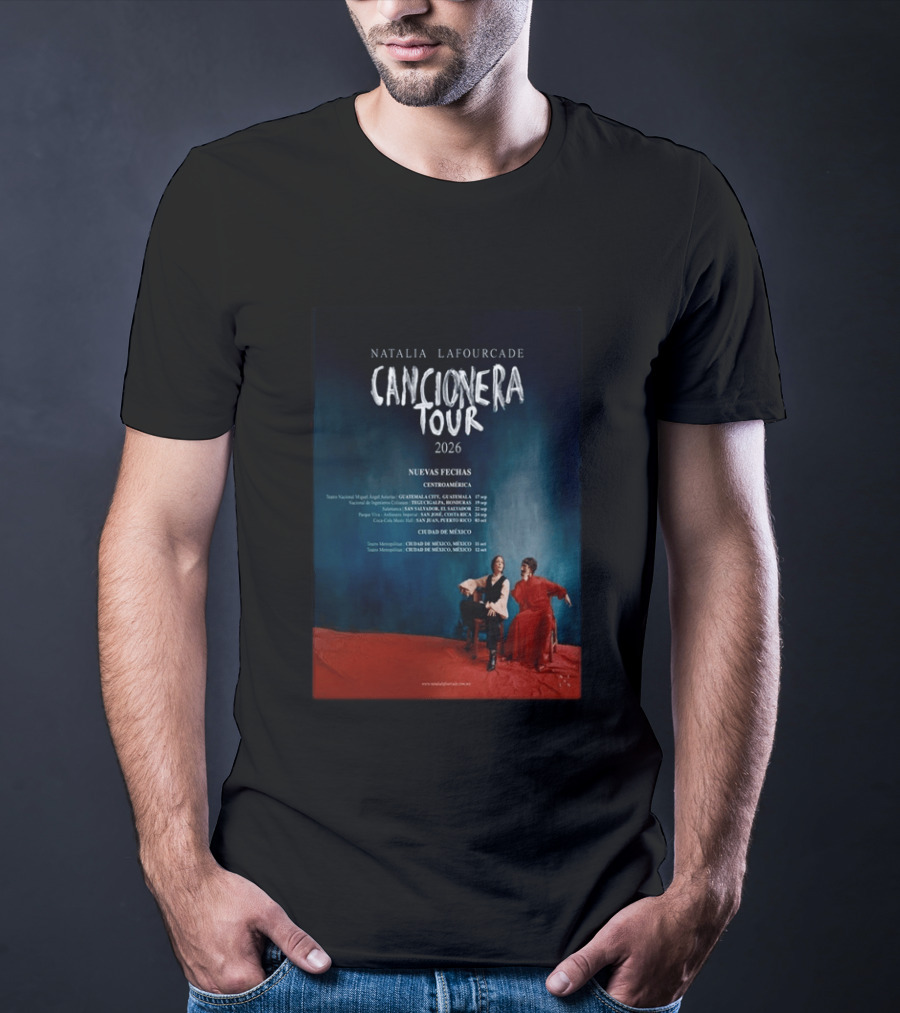 Natalia Lafourcade 2026 Cancionera Tour Nueva Fechas Centroamérica Ciudad De México T-Shirt