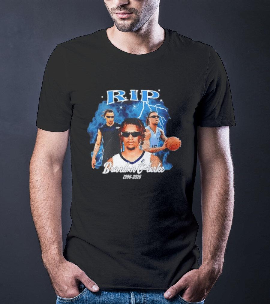 RIP Brandon Clarke 1996 2026 Memphis Grizzlies NBA Players Commemorative T-Shirt