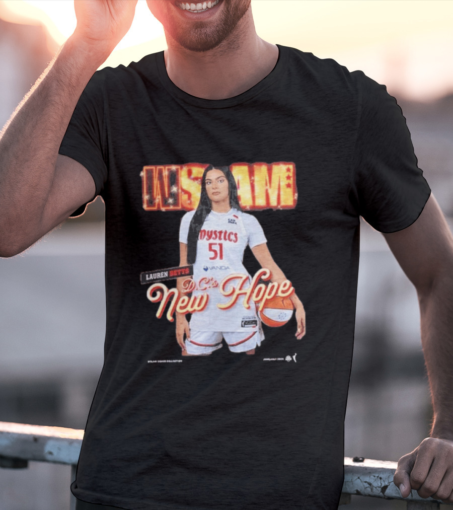 SLAM 262 Washington Mystics Lauren Betts DC's New Hope T-Shirt