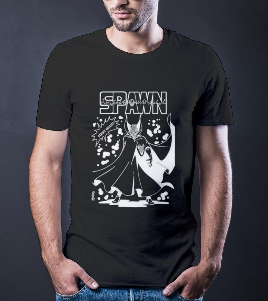 Spawn First Issue Comic Artwork Cover Retro 90s T-Shirt