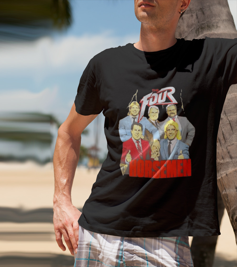The Four Horsemen Jim Crockett Promotions Stylin Collection T-Shirt