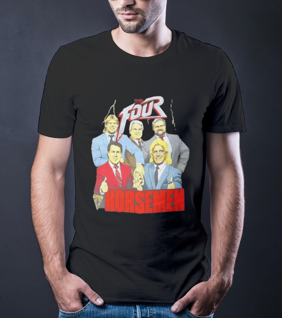 The Four Horsemen Jim Crockett Promotions Stylin Collection T-Shirt