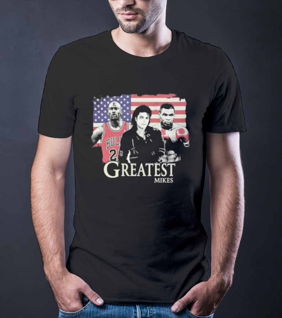 Greatest Mikes Jordan Jackson Tyson American Flag 2026 T-Shirt