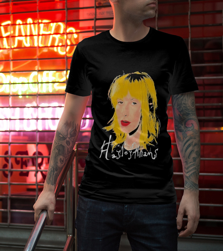 Hayley Williams 2026 Blonde Hair Red Lips T-Shirt