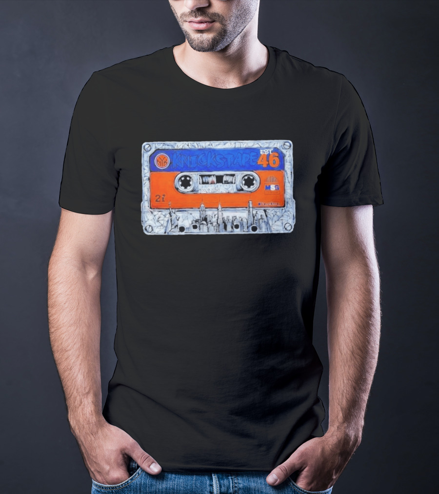 Knickstape New York Knicks EST 46 Cassette MSG Skyline T-Shirt