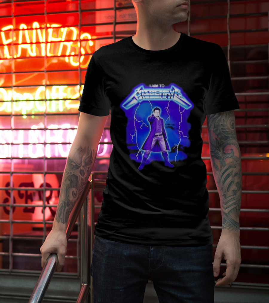 Firefly Malcolm Reynolds I Aim To Misbehave Electric T-Shirt