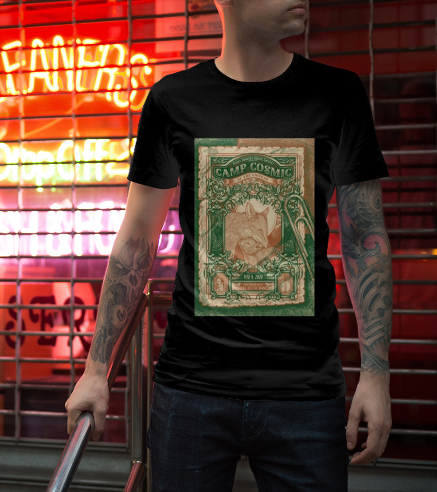 Daniel Donato's Cosmic Country Camp Cosmic At The Caverns May 9 2026 With Kyle Tuttle Band T-Shirt