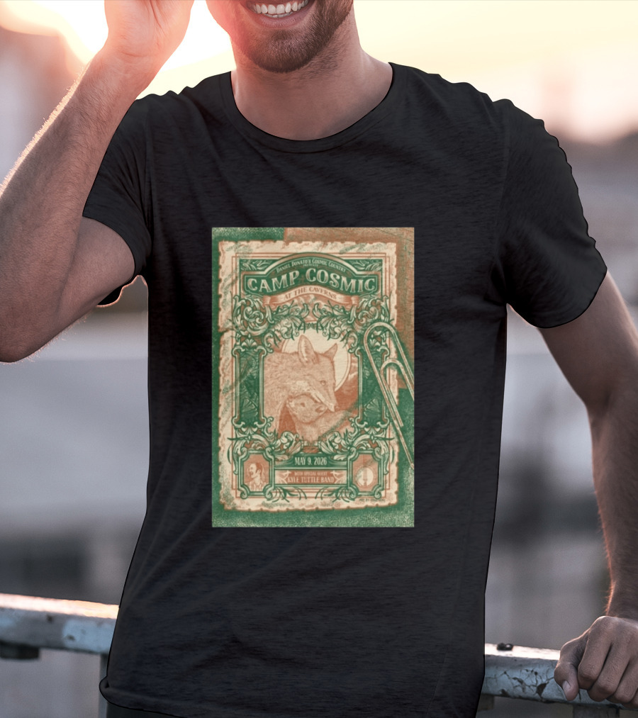 Daniel Donato's Cosmic Country Camp Cosmic At The Caverns May 9 2026 With Kyle Tuttle Band T-Shirt