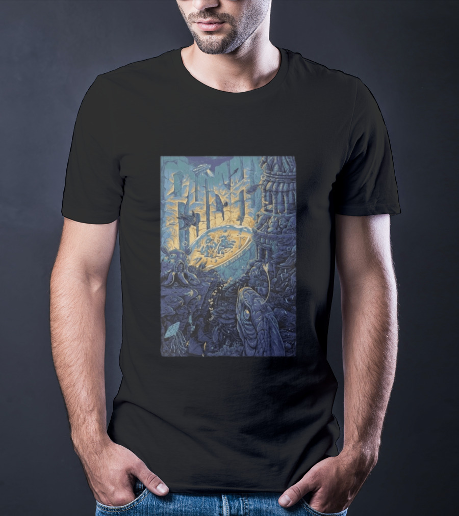 Phish 4 25 2026 Las Vegas NV Underwater Concert T-Shirt