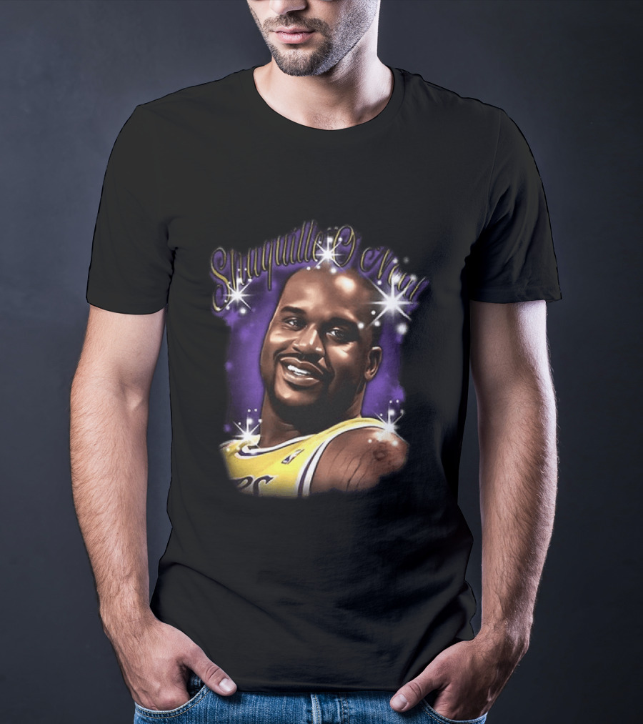 Shaquille O'Neal Los Angeles Lakers Number 34 Twinkle T-Shirt