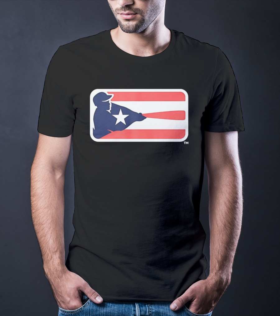 Liga De Béisbol Profesional Roberto Clemente MLB Puerto Rico Flag Baseball Player Star T-Shirt