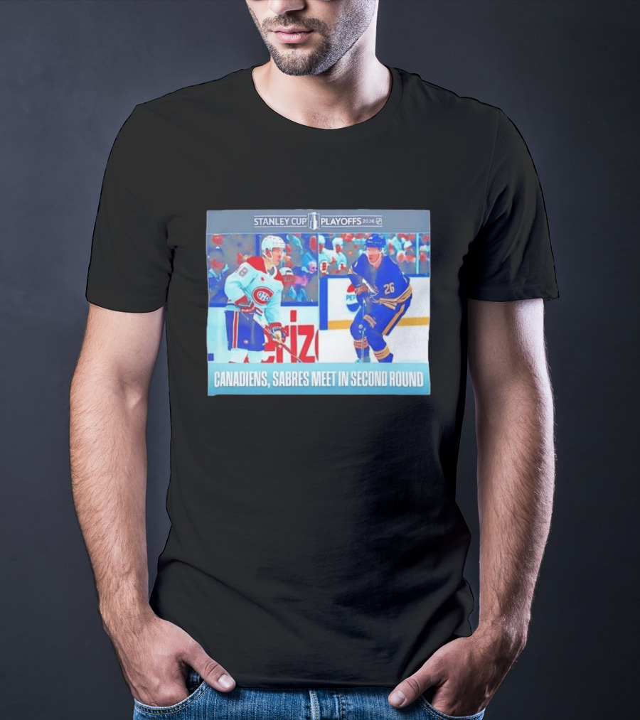 Stanley Cup Playoffs 2026 Canadiens Sabres Meet In Second Round T-Shirt