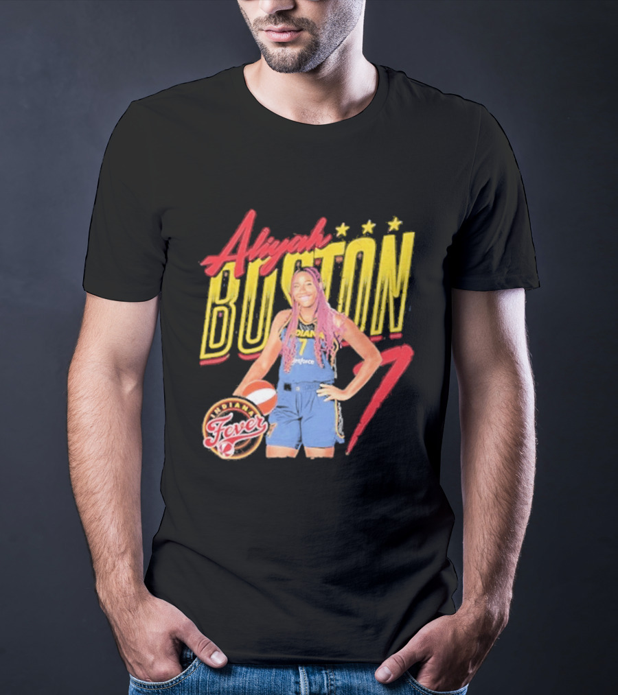 Aliyah Boston 7 Fever WNBA Basketball Star T-Shirt