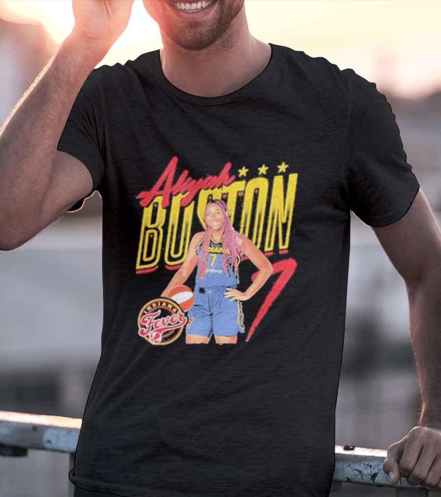 Aliyah Boston 7 Fever WNBA Basketball Star T-Shirt