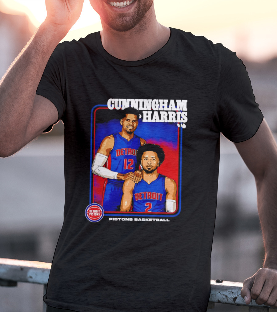 Cunningham Harris Detroit Pistons Basketball 2026 T-Shirt