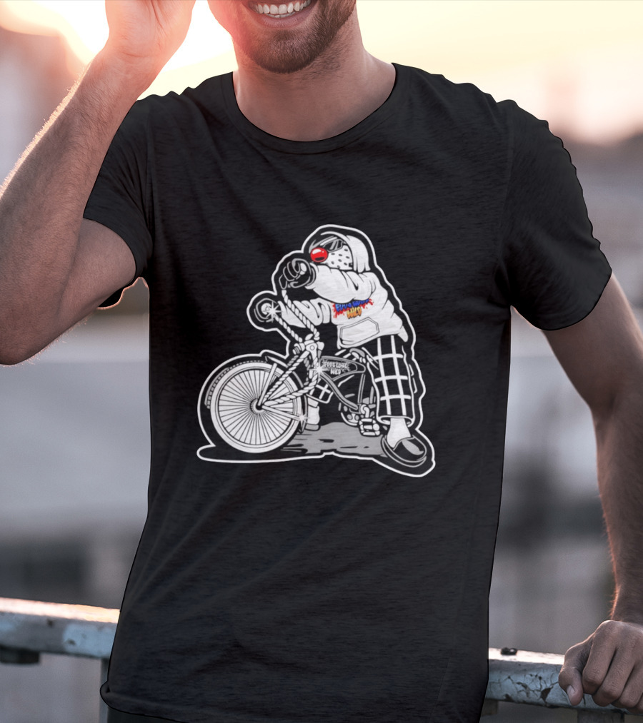 Foos Gone Wild Lowrider Bike Masked T-Shirt