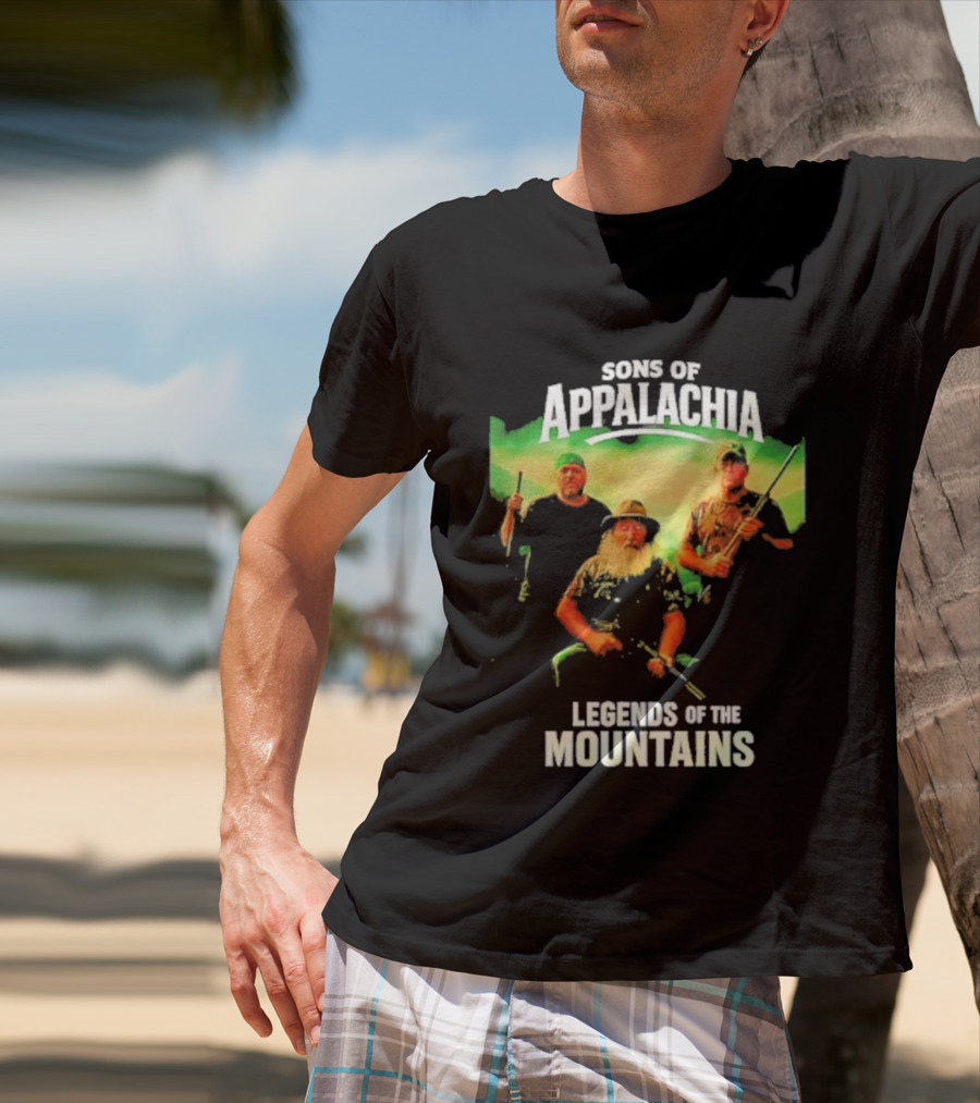 Sons Of Appalachia Legends Of The Mountains Rugged Wilderness Guardians T-Shirt
