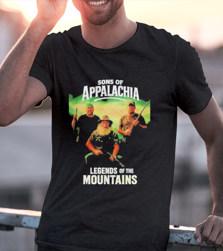 Sons Of Appalachia Legends Of The Mountains Rugged Wilderness Guardians T-Shirt