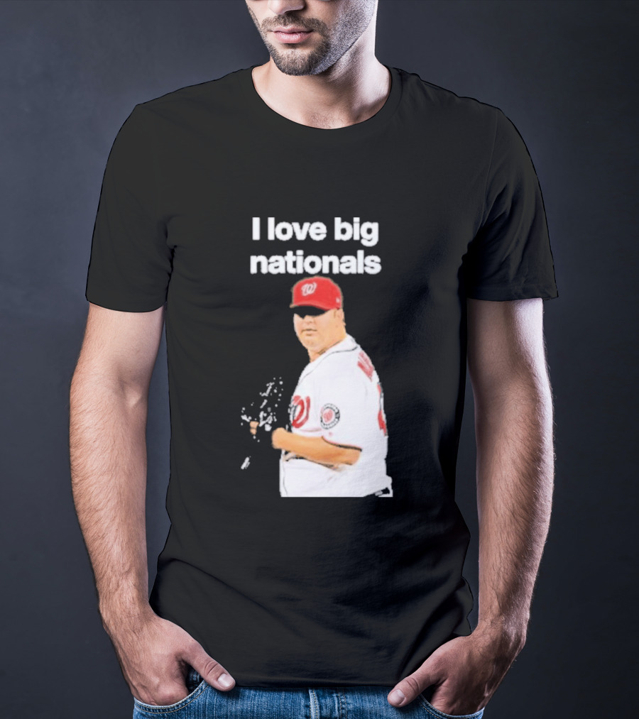 I Love Big Nationals Baseball Matt Albers T-Shirt