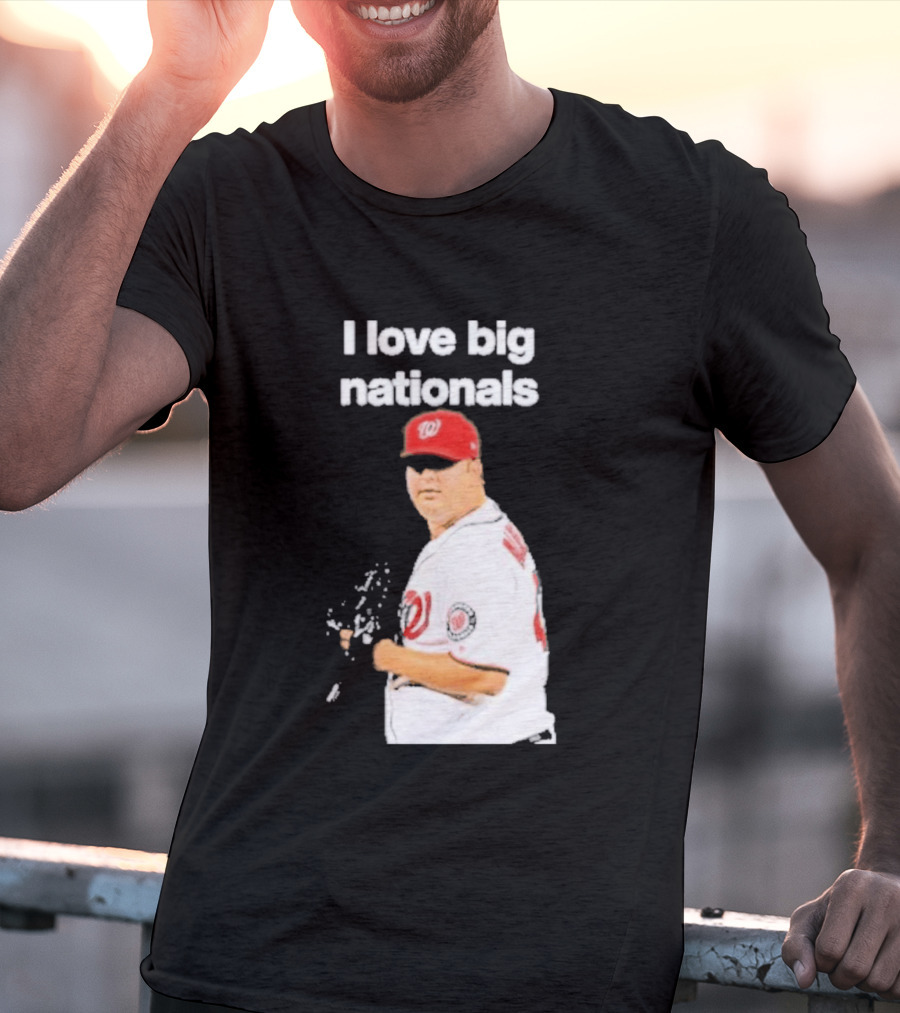 I Love Big Nationals Baseball Matt Albers T-Shirt