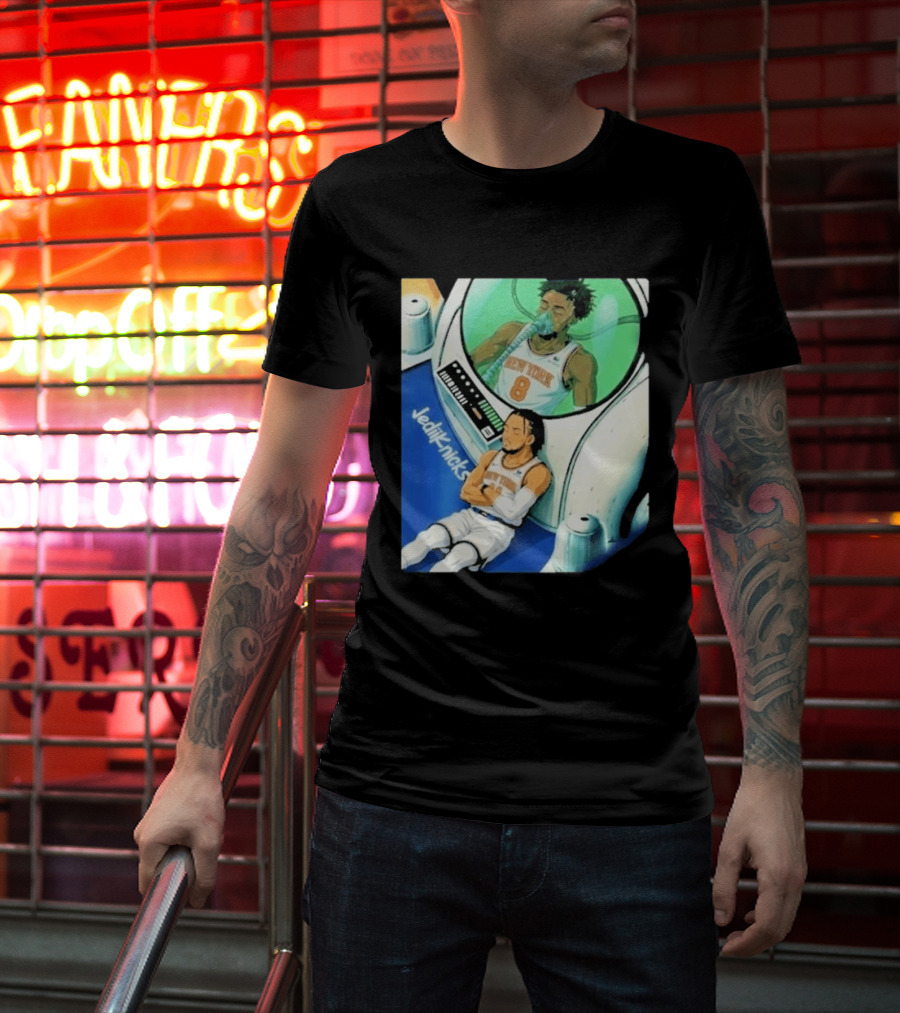 Jalen Brunson OG Anunoby New York Knicks 2026 Jedi+Knicks T-Shirt