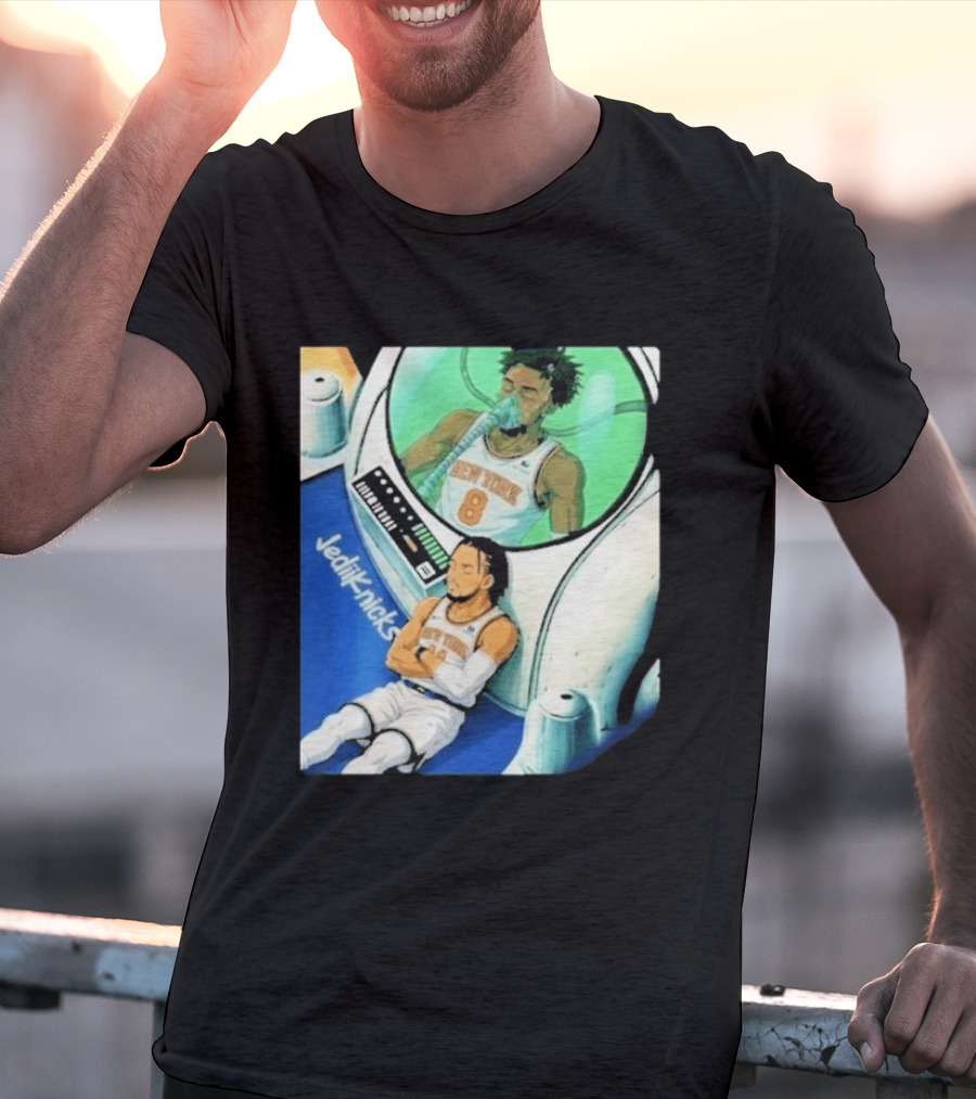 Jalen Brunson OG Anunoby New York Knicks 2026 Jedi+Knicks T-Shirt