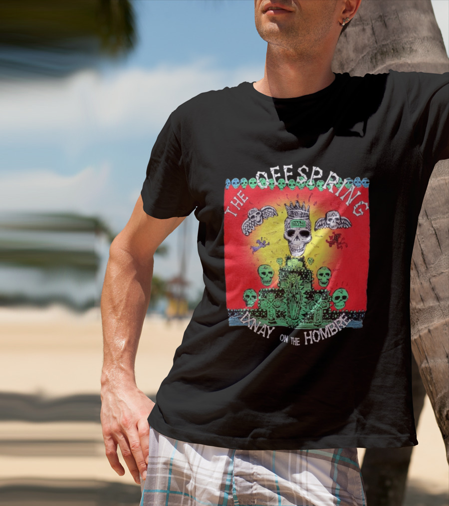 The Offspring Ixnay On The Hombre Skeleton Skulls Crown T-Shirt