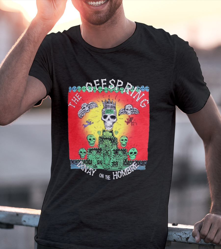 The Offspring Ixnay On The Hombre Skeleton Skulls Crown T-Shirt