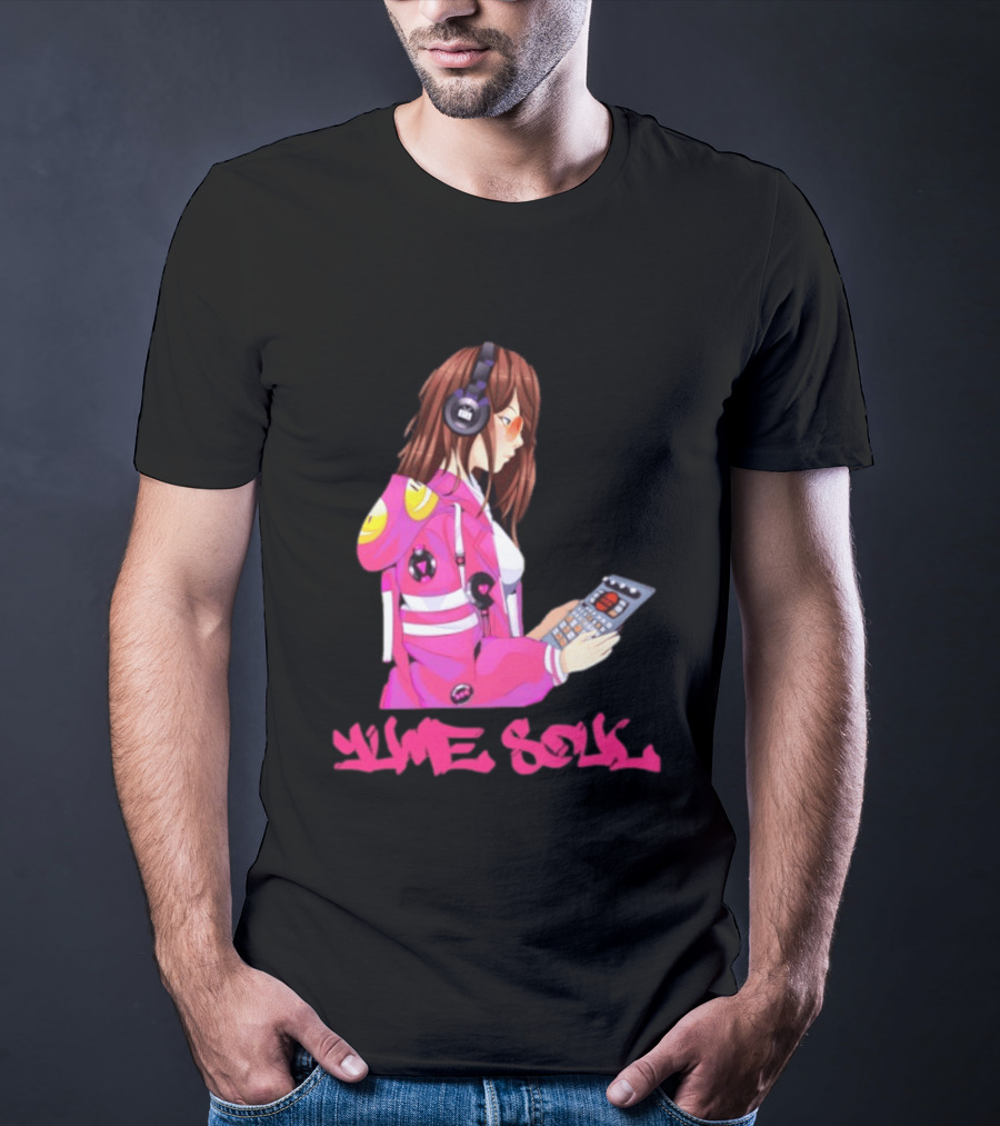 Yume Soul Anime Girl With Headphones And Game Controller T-Shirt