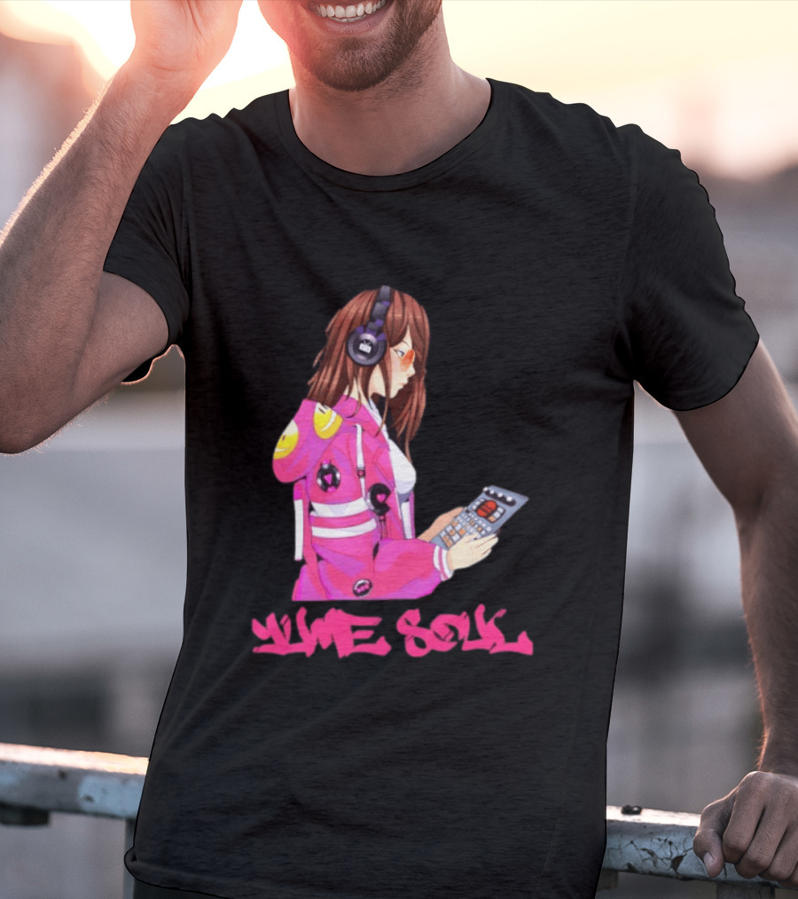 Yume Soul Anime Girl With Headphones And Game Controller T-Shirt