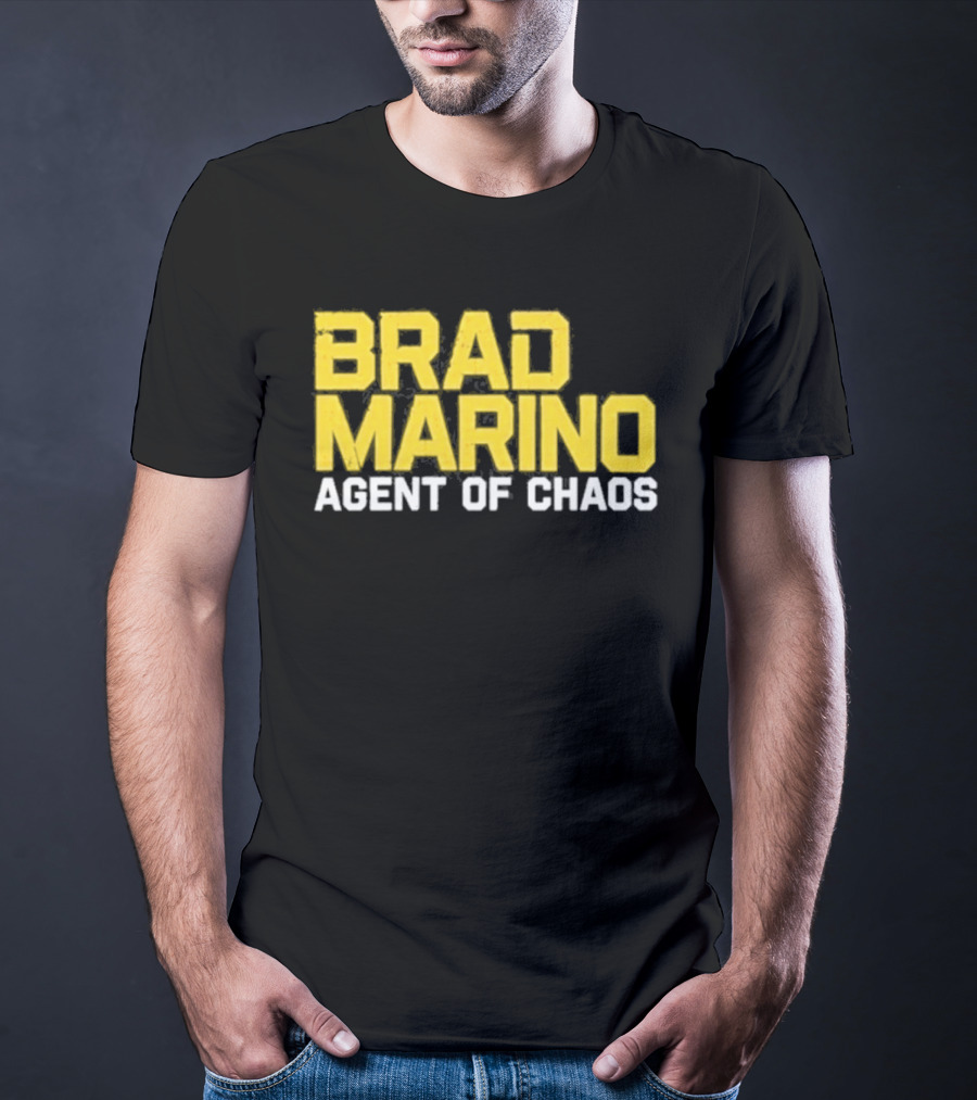 Brad Marino Agent Of Chaos Yellow T-Shirt