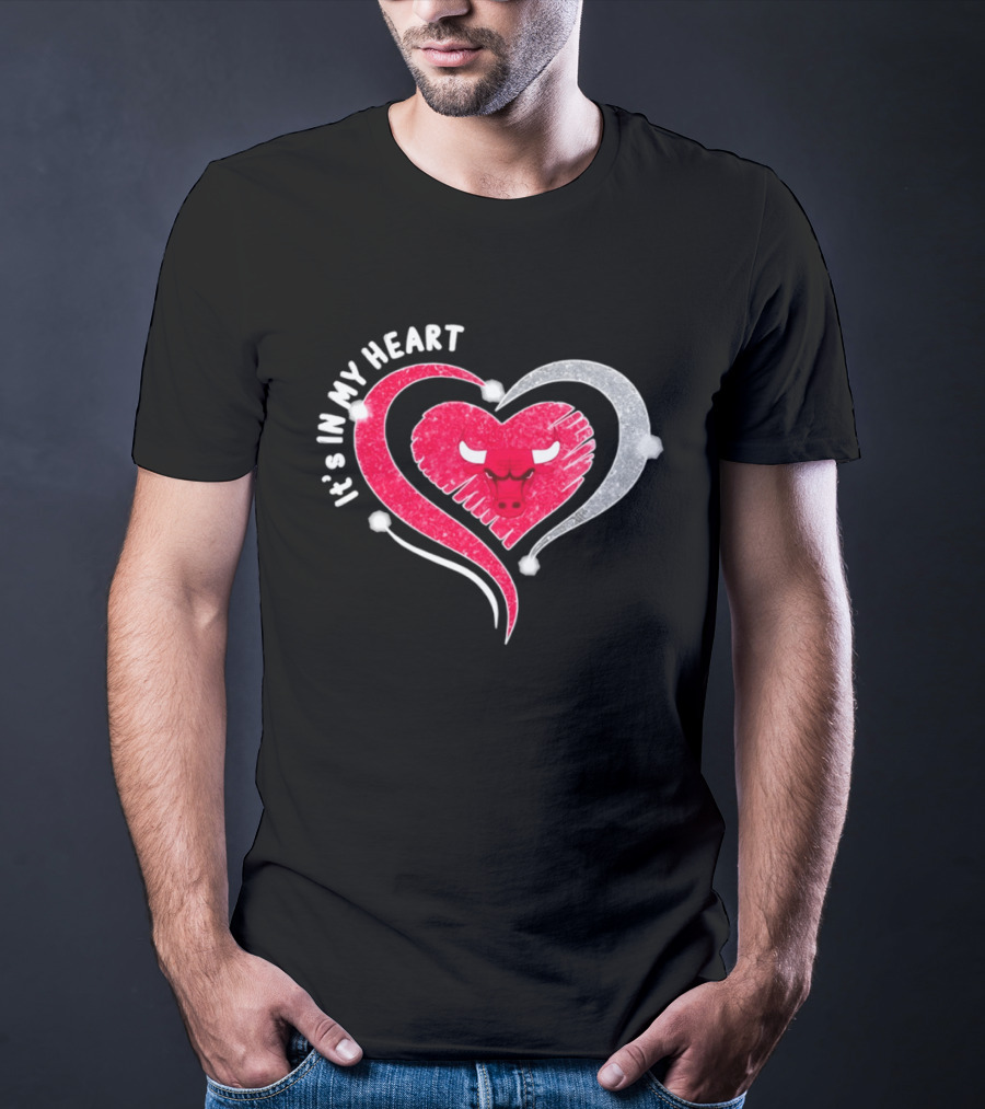 Chicago Bulls It's In My Heart Basketball NBA 2026 T-Shirt