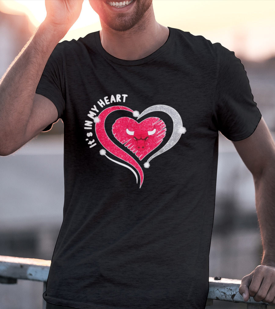 Chicago Bulls It's In My Heart Basketball NBA 2026 T-Shirt