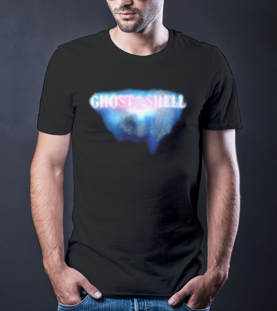 Ghost In The Shell Blue Illusion Polka Dot T-Shirt