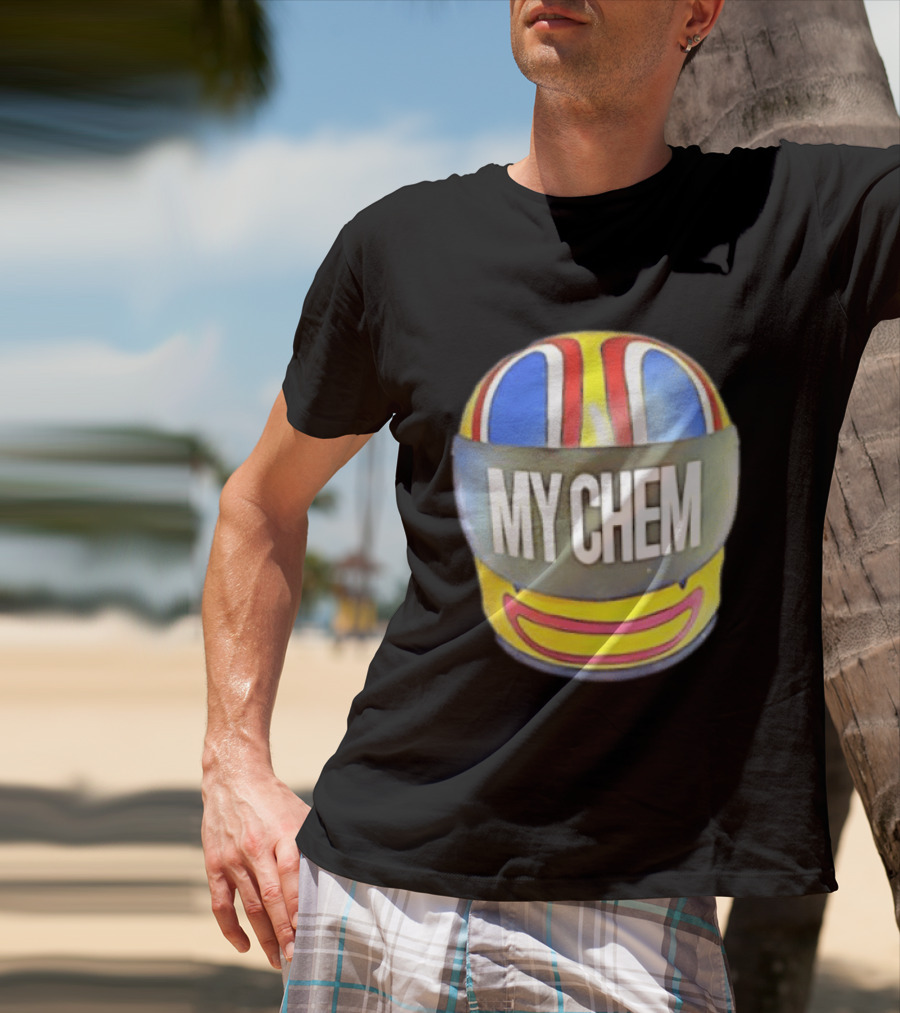 My Chem Helmet My Chemical Romance Music Lover Vibrant Racing T-Shirt