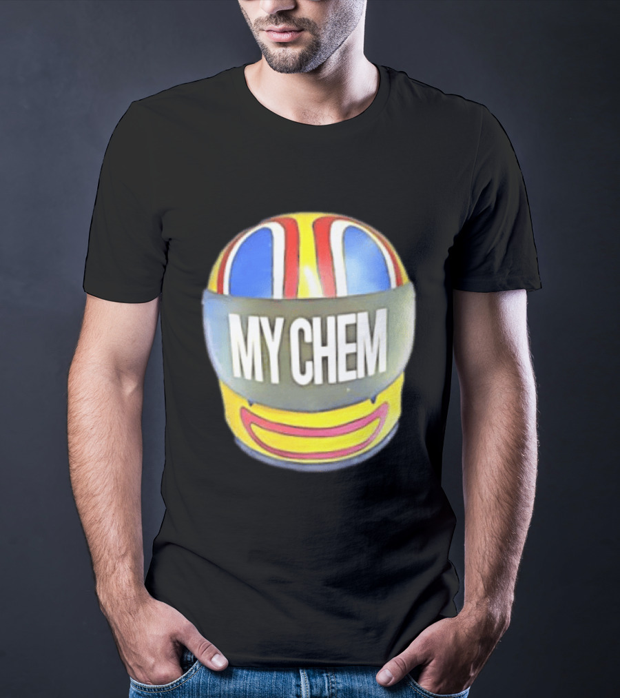 My Chem Helmet My Chemical Romance Music Lover Vibrant Racing T-Shirt