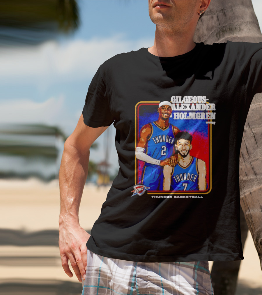 Gilgeous Alexander Holmgren OKC Thunder Basketball Step Brothers T-Shirt