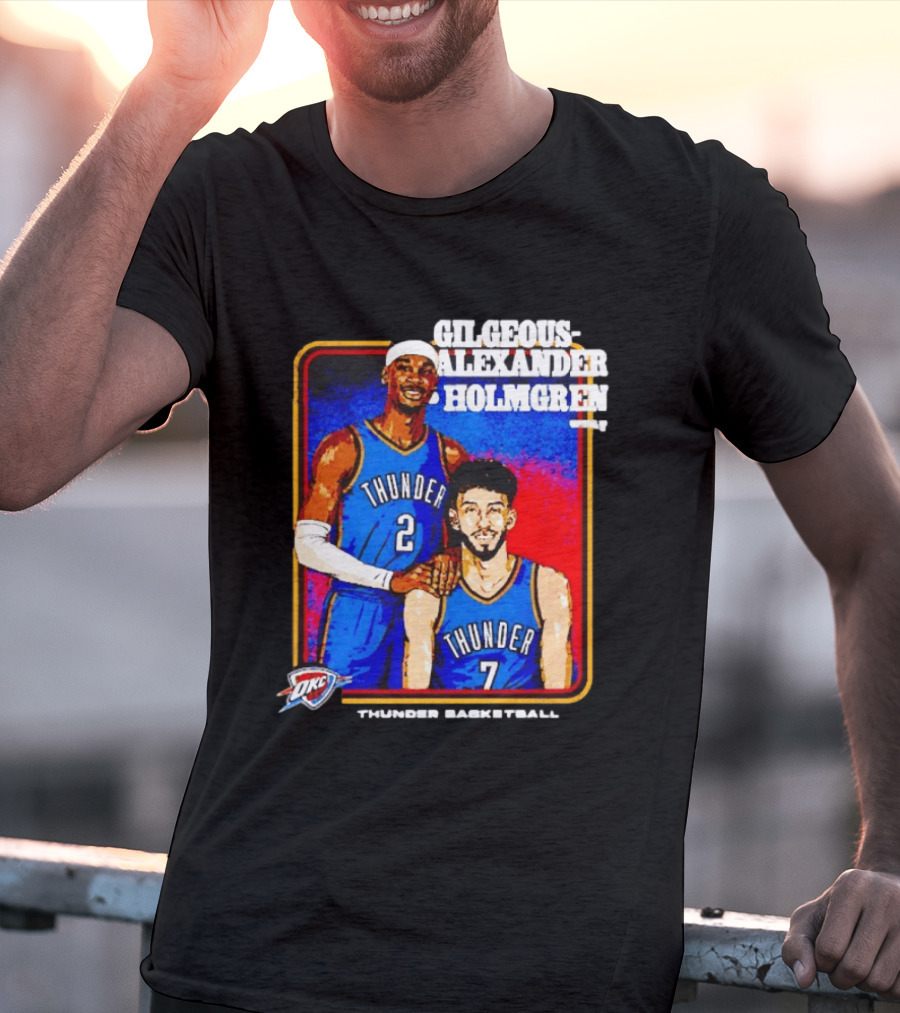 Gilgeous Alexander Holmgren OKC Thunder Basketball Step Brothers T-Shirt