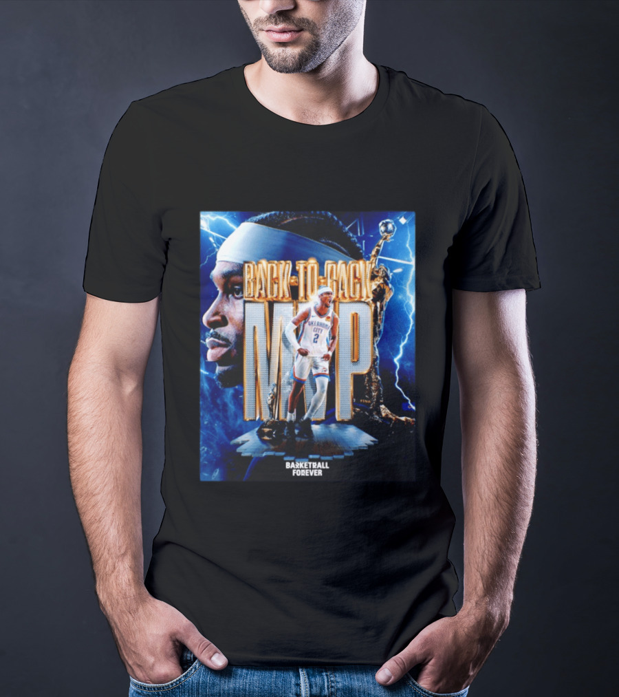 Back To Back MVP Oklahoma City Basketball Forever T-Shirt