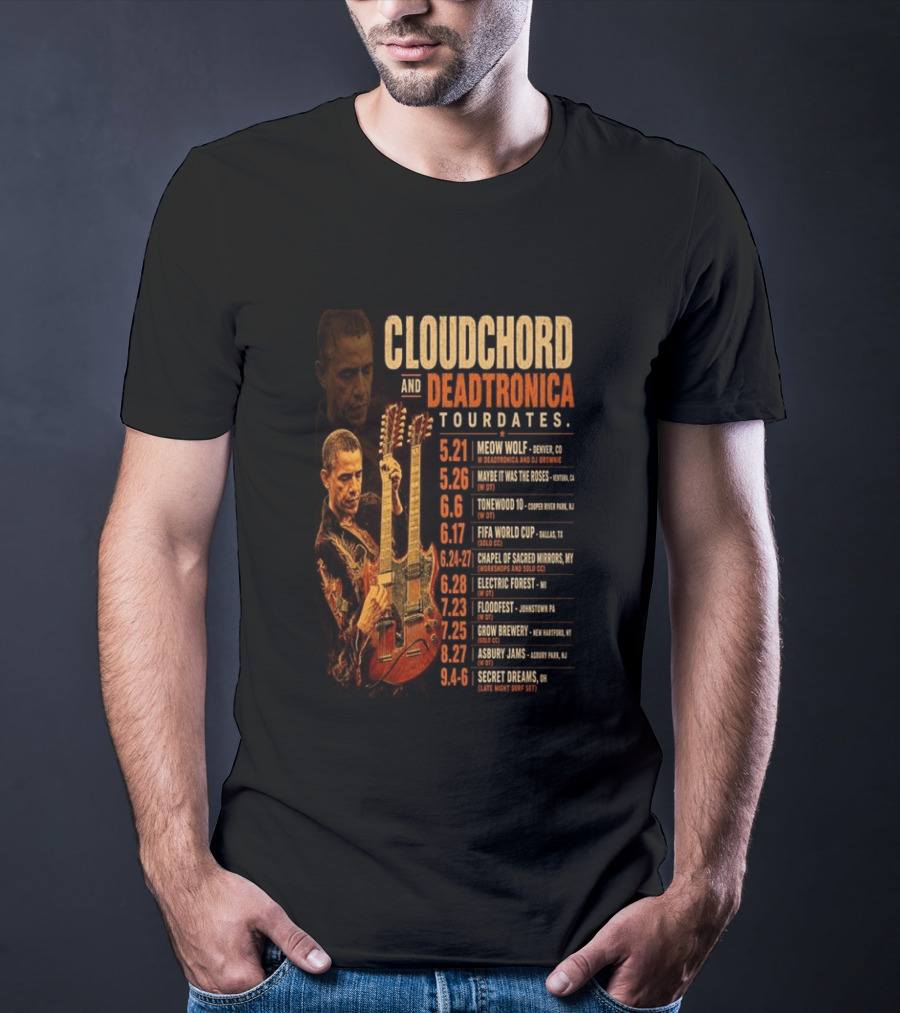 Cloudchord And Deadtronica Tourdates 2026 Meow Wolf Denver Secret Dreams Ohio T-Shirt