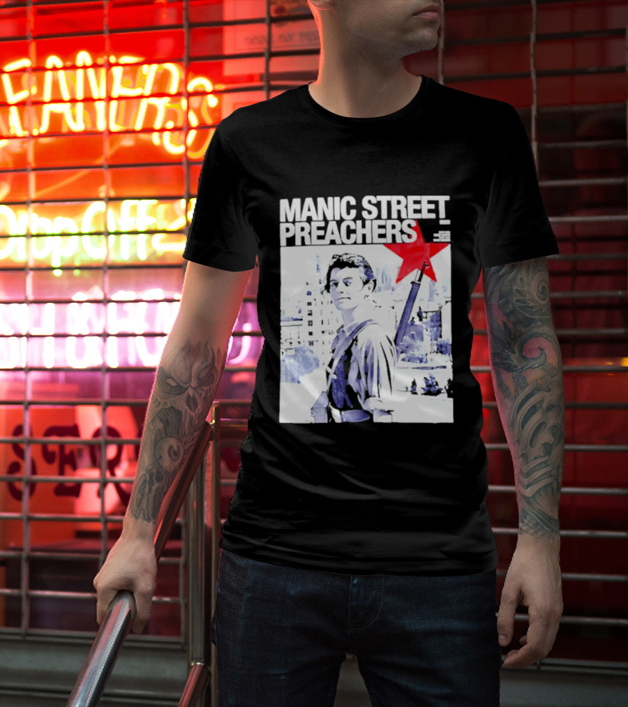 Manic Street Preachers Red Star Image T-Shirt