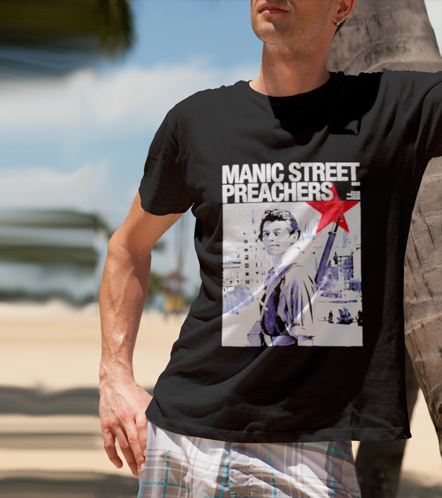 Manic Street Preachers Red Star Image T-Shirt