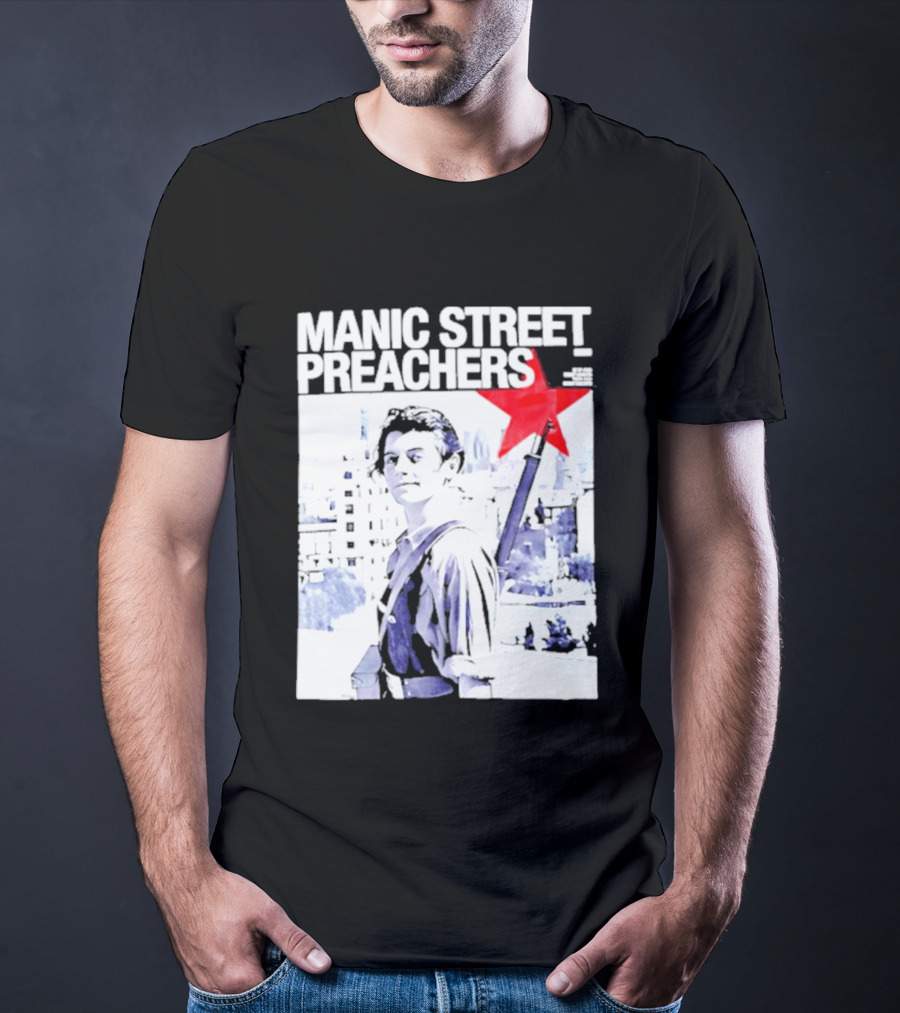 Manic Street Preachers Red Star Image T-Shirt