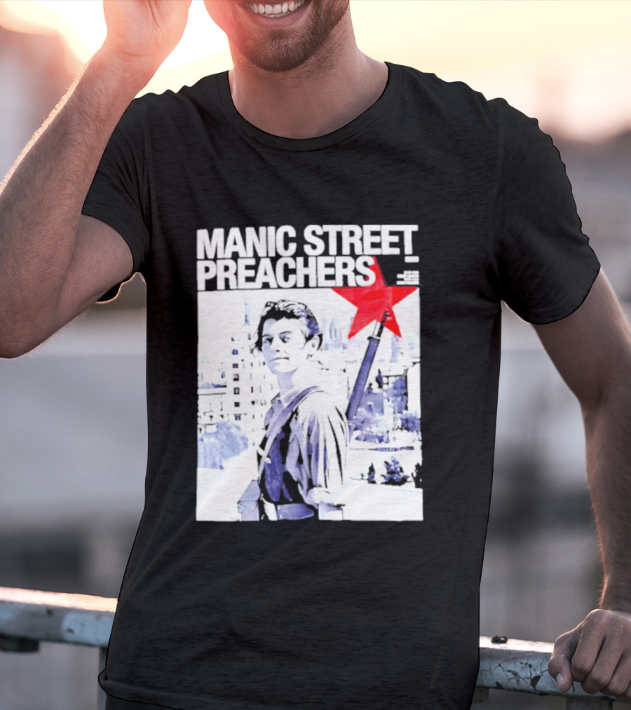 Manic Street Preachers Red Star Image T-Shirt