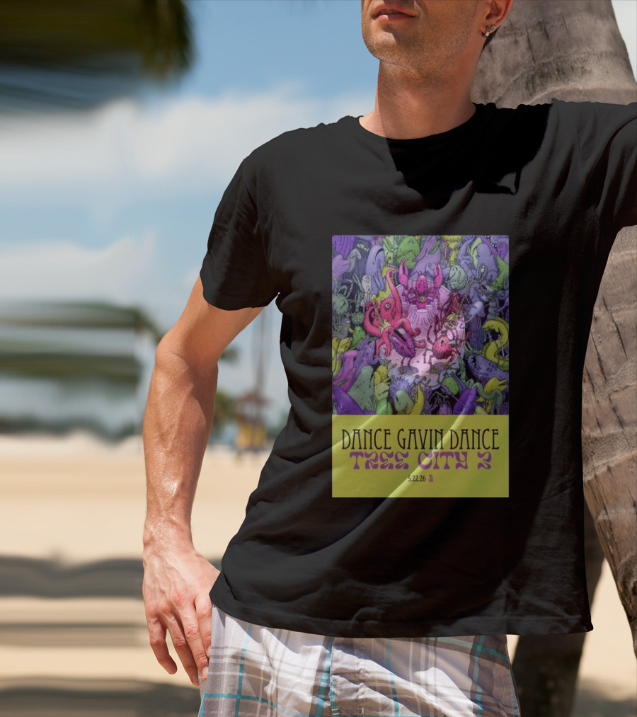 Dance Gavin Dance Tree City 2 May 22 2026 Concert T-Shirt