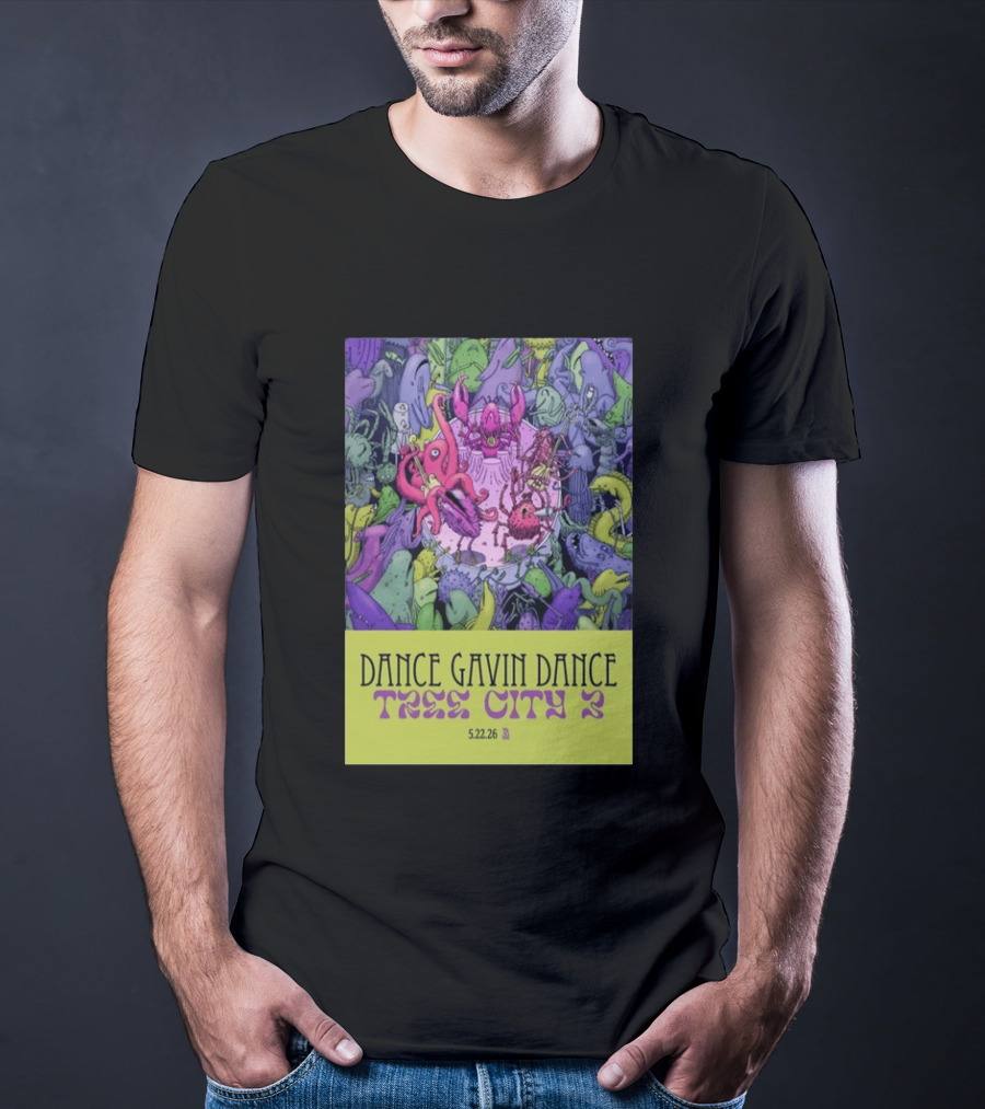 Dance Gavin Dance Tree City 2 May 22 2026 Concert T-Shirt